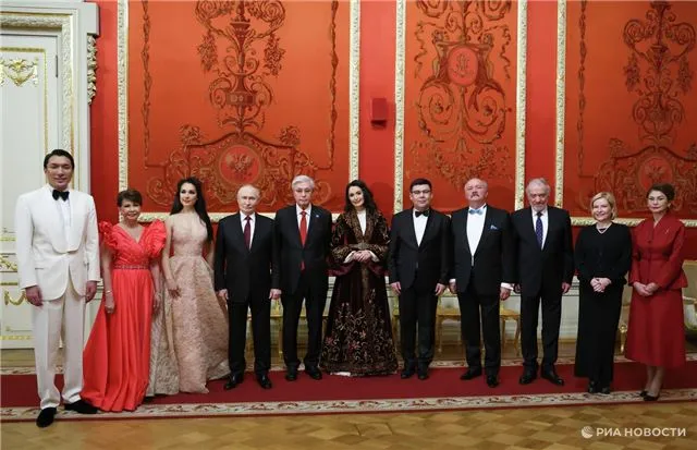 Путин и Гергиев встретились на выступлении казахстанских музыкантов в Большом театре