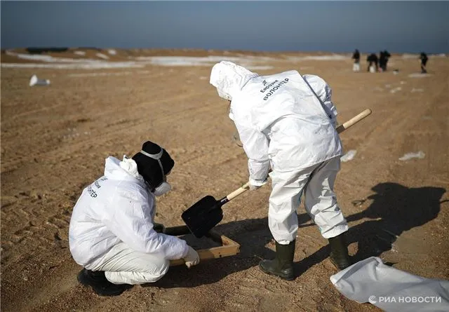 В Анапе устраняют локальные загрязнения мазутом на трех прибрежных территориях